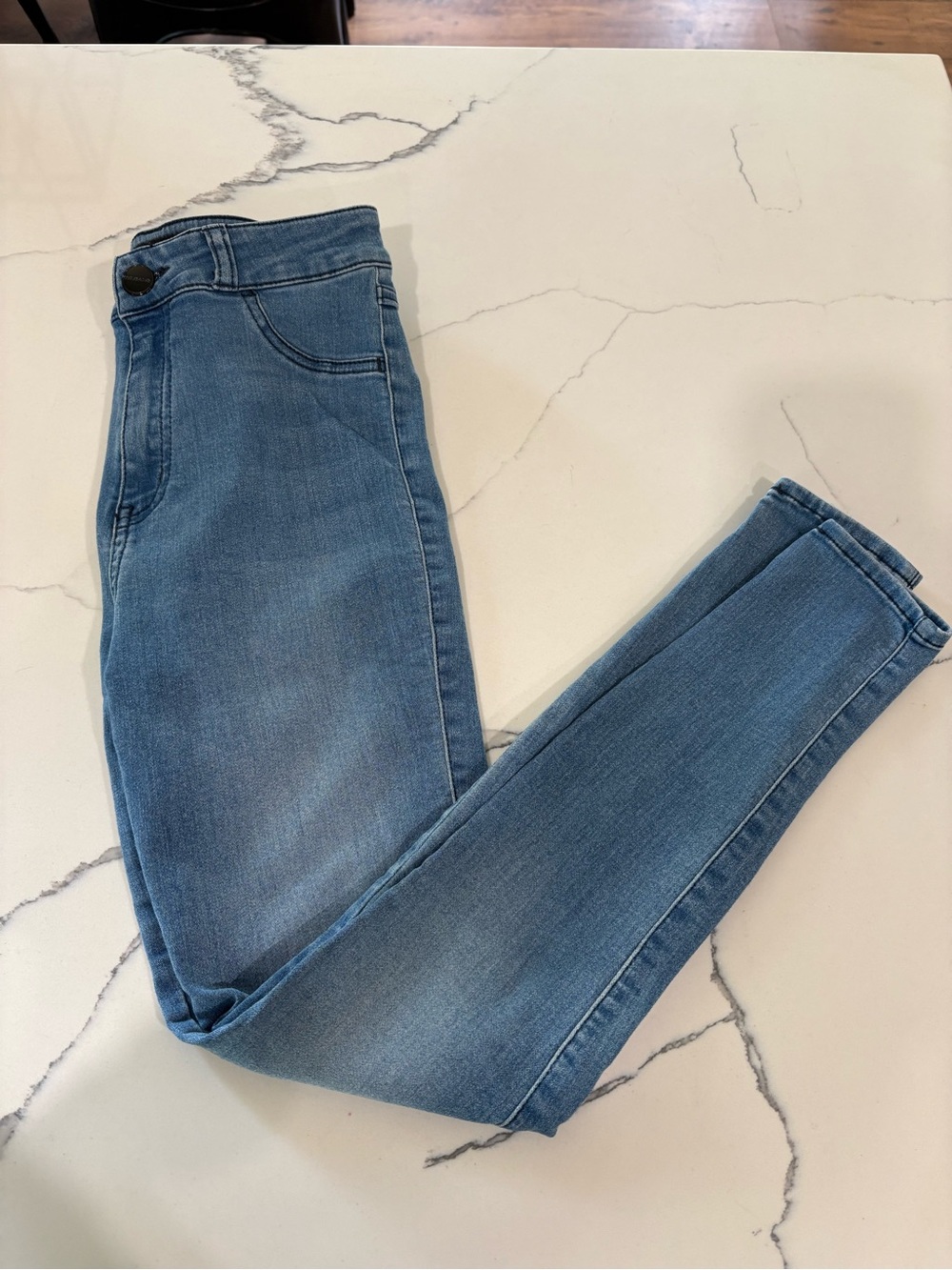FIT JEANS Light Blue Stretch Skinny Jeans